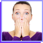 woman having panic attack